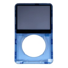 iPod Classic Front Faceplate Cover Housing 80GB 120GB 6th 7th Clear Light Blue