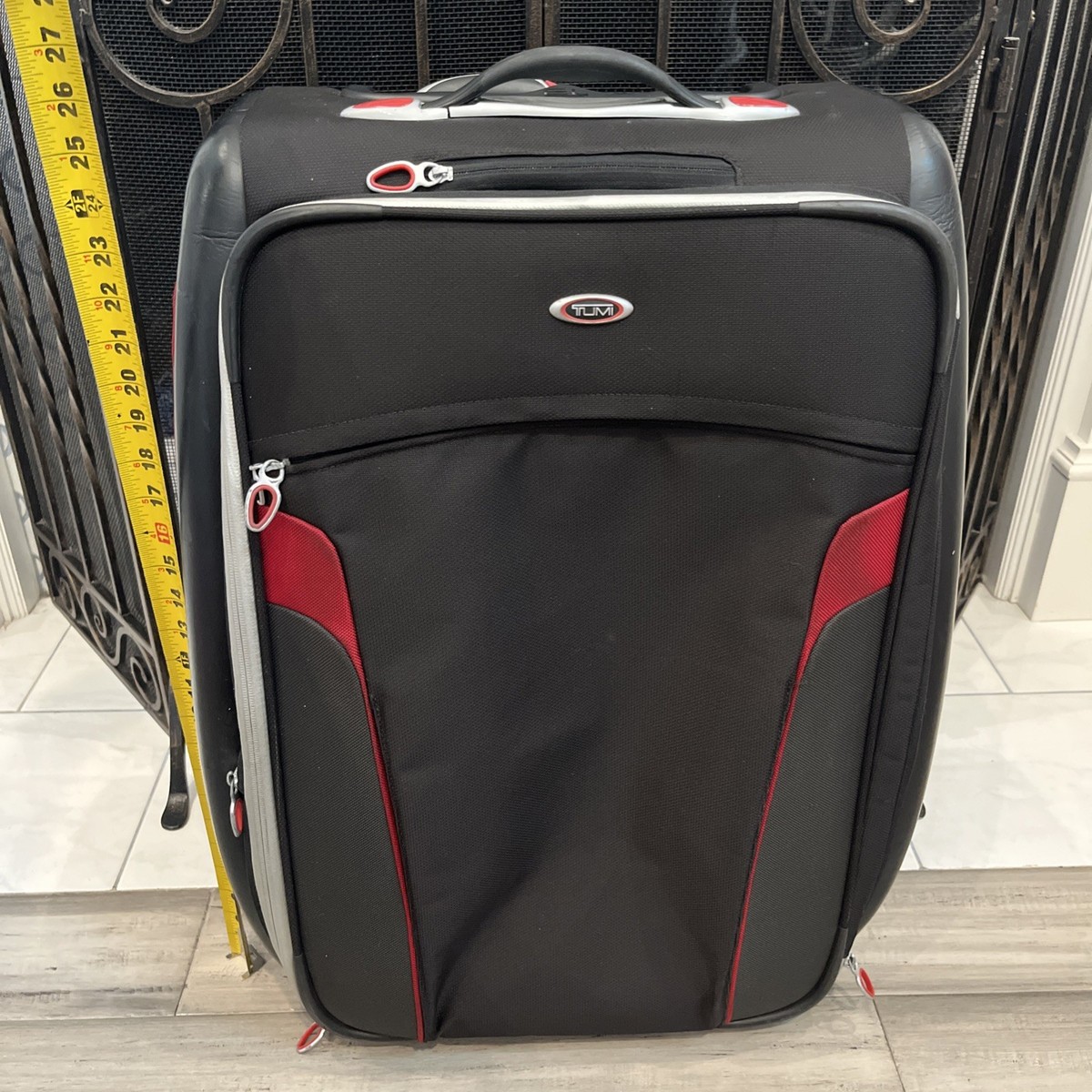 Tumi Limited Ducati Collaboration 2 Wheels Suitcase Red Black