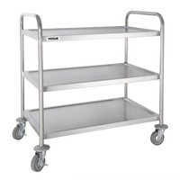 Vogue AbräUmwagen - 3 Etagen - 930 X 860 X 535 Mm Edelstahl - Servierwagen