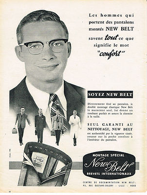 Publicité Originale 1958 - Pantalon Le Toro New Bell En Tergal Laine - Publicité Papier
