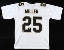 Kendre Miller Signed New Orleans Saints Custom Football Jersey w/ JSA COA