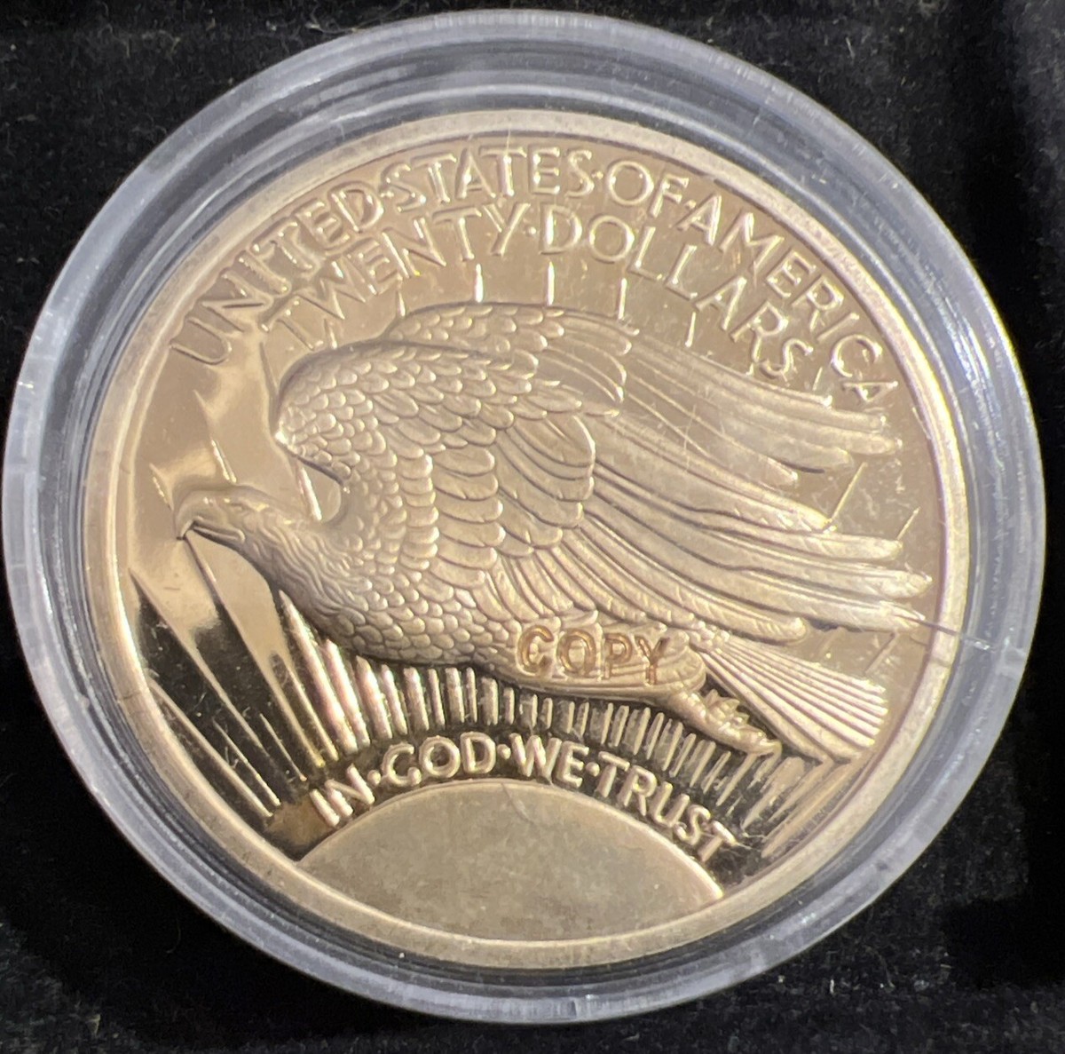 Copy 1933 Liberty Standing Walking 20 Dollar Coin United States