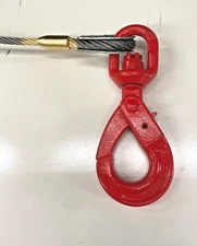 WINCH LINE Rollback 3/8” X 65’ Tow Truck Wrecker Cable EIPS Steel Core W/Swivel