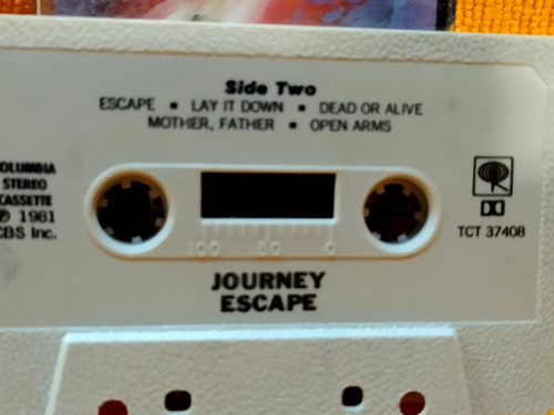 JOURNEY-ESCAPE-CBS-1981-TCT 37408/VG++ RARE-CASSETTE-C69 - Picture 8 of 9