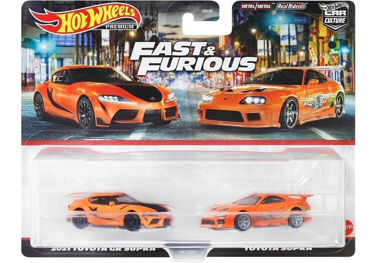 B5 Hot Wheels Premium Car Culture Twin 2 Pack Fast Furious Brian