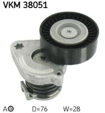Original SKF tensioner pulley V-ribbed belt VKM 38051 for Mercedes-Benz