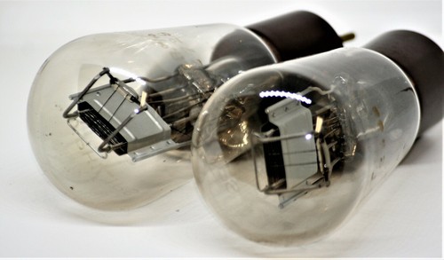tb04/10 philips power tube matched pair tube transmitting 10 ux210 vt25 k712 x2 - Picture 6 of 6