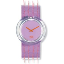 MINT CONDITION 2001 Swatch Pop ORANGE BRUSH PMK141S Collectors Watch RARE RETRO