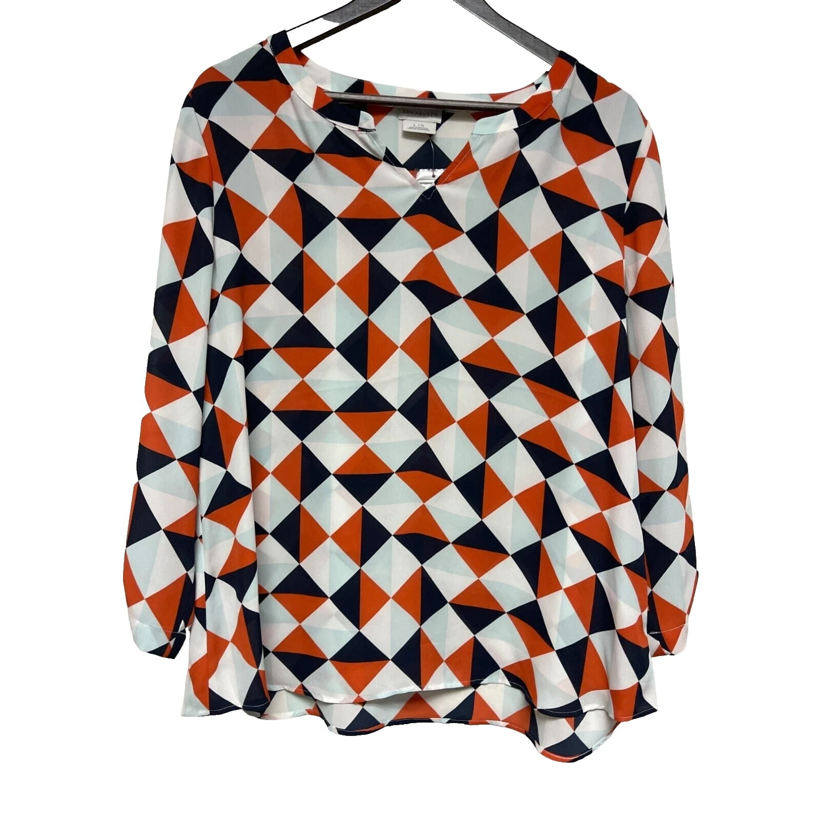 Van Heusen Geometric Tops for Women
