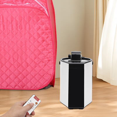 3L Portable Sauna Steamer Home SPA Fumigation Steam Machine w/ Remote Control