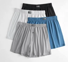 New Men's Boxer Briefs Antibacterial Teenagers Breathable Comfortable Underwear