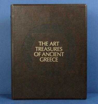 ART TREASURES ANCIENT GREECE COIN MEDAL SET GREEK GOLD ON BRONZE