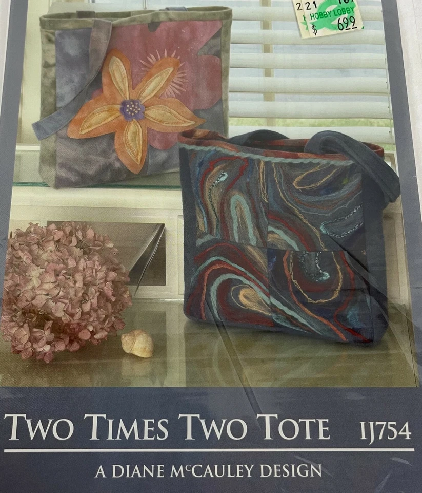 2 Indygo Junction Diane McCauley Patterns Bags, Scarf, Totes IJ754 + IJ752 UC FF - Image 4 of 4