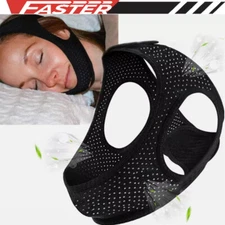 Anti Snoring Chin Strap Sleep Apnea Snore Stop Belt Snoreless Sleep Jaw Solution