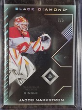 2021-22 Black Diamond JACOB MARKSTROM Relics! #BDB-JM 2/5! Calgary Flames!