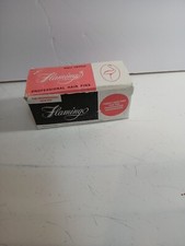 Vintage Flamingo Professional Stylist Hair Pins in Box Crimped Size 1 3/4"
