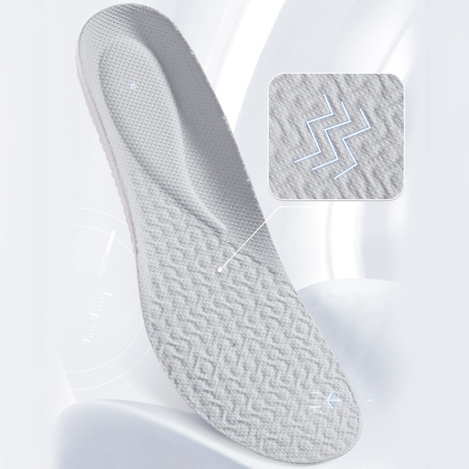 Insole Soft Sports Shock Absorbing Air Cushion Heel Pain Relief Arch ...