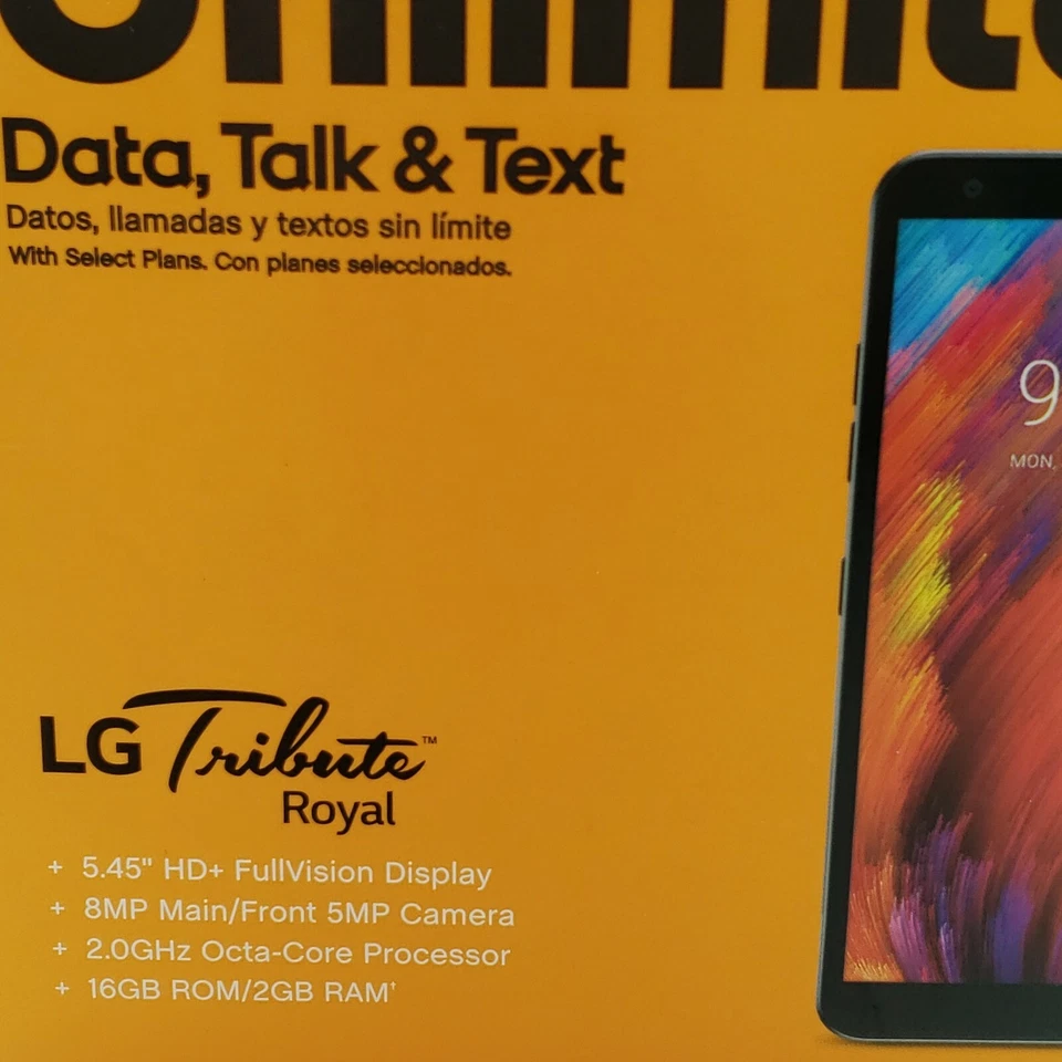 NEW | Boost Mobile | LG Tribute Royal Cellphone | LMX320PM | Platinum Gray - Image 2 of 4