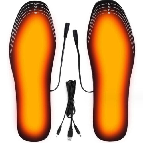 USB Rechargeable Heated Insoles Size 35-46 DIY Customizable Electric Heated Sh7H - Bild 1 von 6