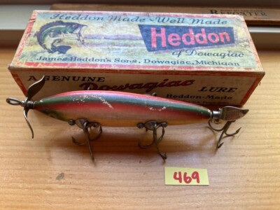 Moulinet Ancien Heddon 150 – Face Fermée – Vert – Pêche Eau Douce (VINTAGE)