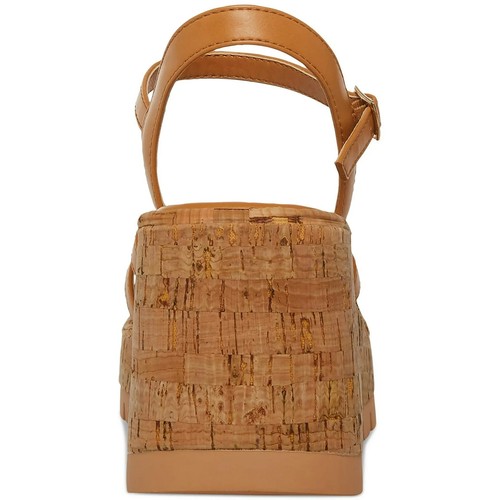 Madden Girl Women's Vaultt Wedge Sandal Cork Heel in Tan Paris SZ 7.5m - Picture 2 of 3