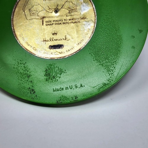 1977 KERMIT THE FROG Muppets Hanson HALLMARK Large Round Green Plastic Keychain - Picture 20 of 22