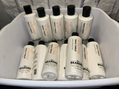 24 Packs, Live Bearded Beard / Hair / Body Wash - The Wingman Triple Threat 8 oz