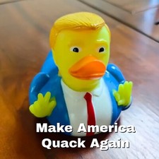 Donald Trump Rubber Duck Perfect for Collecting and DuckDuckJeep
