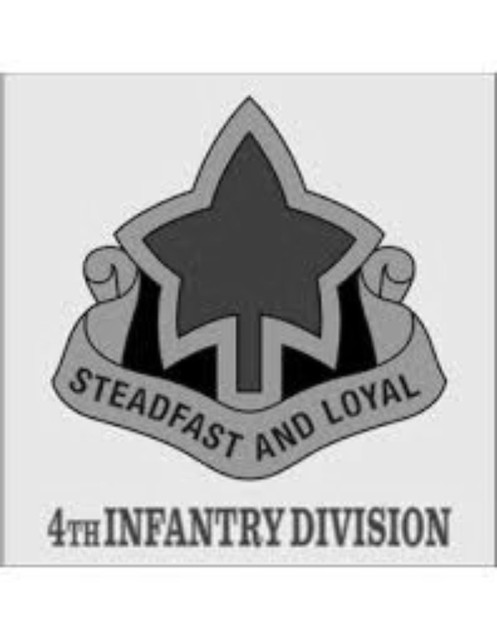 US Army 4th Infantry Steadfast Loyal Vinyl Decal Sticker Window Wall 