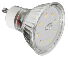 SMD LED Leuchtmittel / 230Volt / Gu10 Sockel / 5W / 400Lumen / Reflektor - Spots