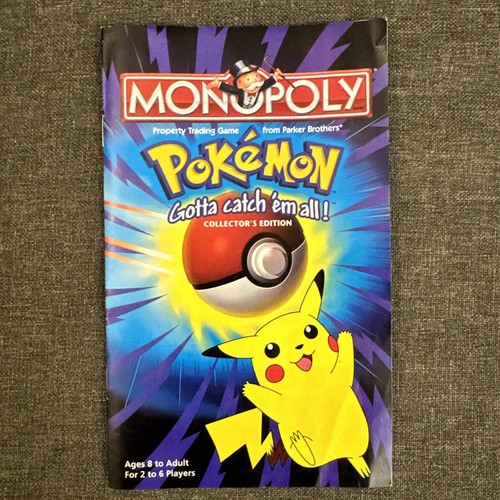 pok-mon-monopoly-collectors-edition-1999-replacement-part-instructions