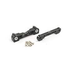 Image of Fastrax Arrma Front Alu Lower Sus.Mounts-Kra/Out/Sen/Typ - Black FTAR007BK