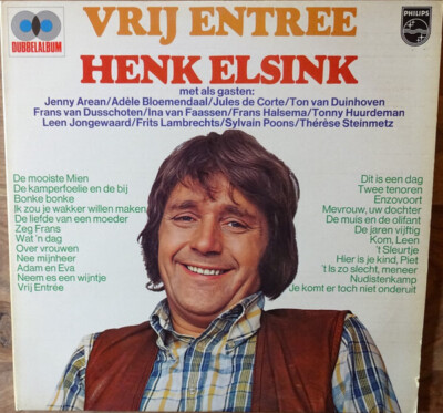 Henk Elsink Vrij Entree NEAR MINT Philips 2xVinyl LP
