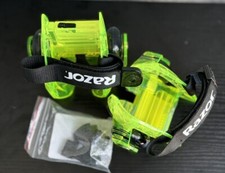 Razor Jetts DLX Heel Wheels Neon Green Roller Skate, Youth 12 Through Adult 12