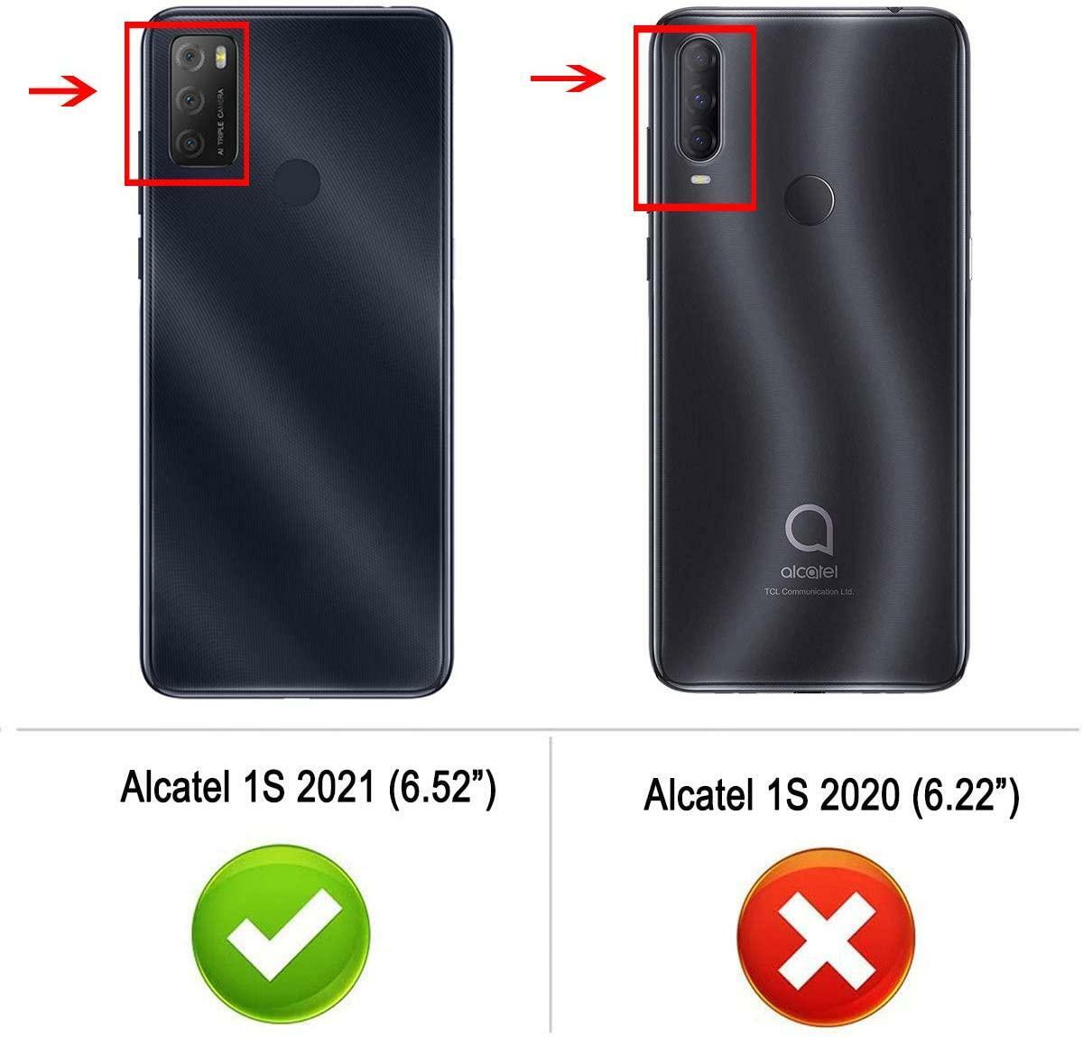 COFI Vetro Protettivo 9H Per Alcatel 1S (2021) - Pellicola In Vetro Temperato 0,33mm, Anti Graffio, Anti Impronta, Facile Installazione Senza Bolle (3 Pezzi?)