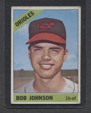 1966 Topps #148 Bob Johnson (Orioles)  Vg-Ex   (Flat Rate Ship)   A1