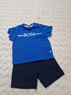 Hugo Boss Tracksuit Set Outfit Baby Boy 12 Months Authentic