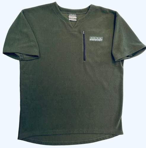 HUNTING & FISHING Men's Micro Tee 2X Anti-Pill Fleece Unique V-Split Zip Pocket - Picture 3 of 10