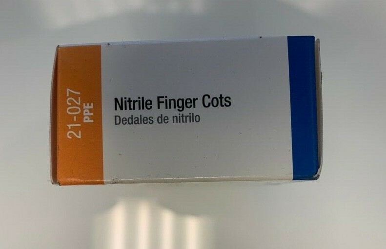 FIRST AID ONLY Nitrile Finger Cots 50 Cots 21027 PPE eBay