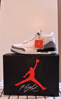 Size 9.5- Jordan 3 Retro White Cement 2011