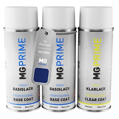 Autolack Sprühdosen Set für Chevrolet WA388A Blue Me Away Metallic