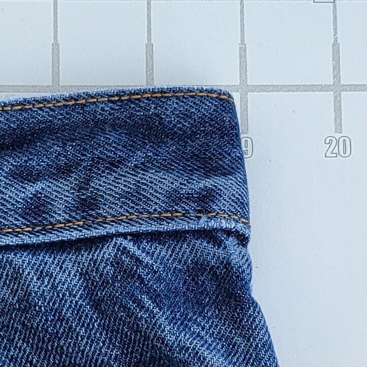 Levi's 517 Jeans 37x30 Mens Blue Pants Bootcut We… - image 9