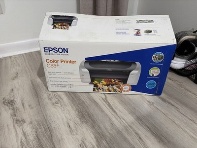 Brand New Epson Stylus C88+ Digital Photo Inkjet Printer Open Box