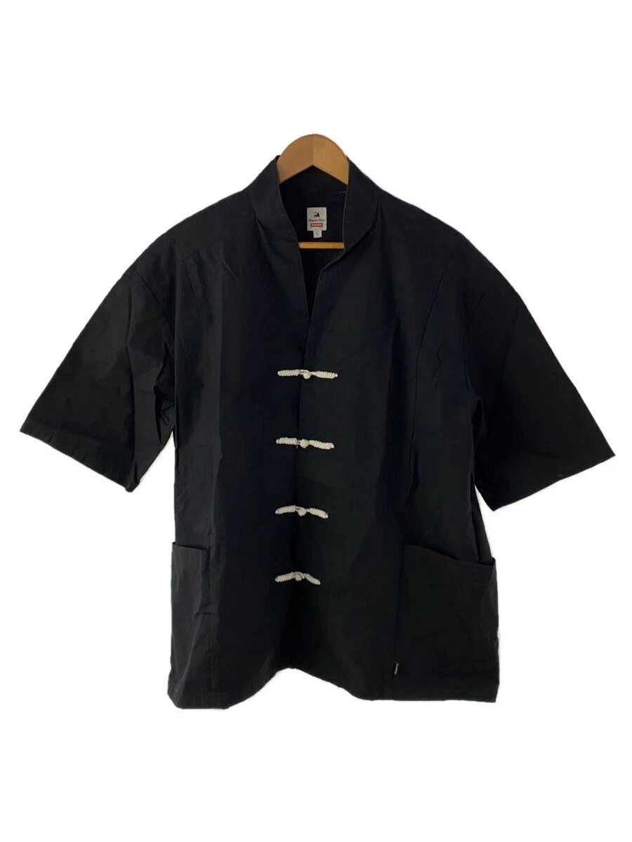 Chemise Supreme manches courtes/L/coton/noir
