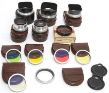 Lot collection of vintage Rollei Rolleiflex accessories mixed NOTTESTED