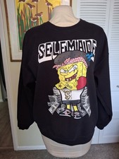 3fortyinc Self Made SpongeBob Sweatshirt Size XL Pullover Made In USA