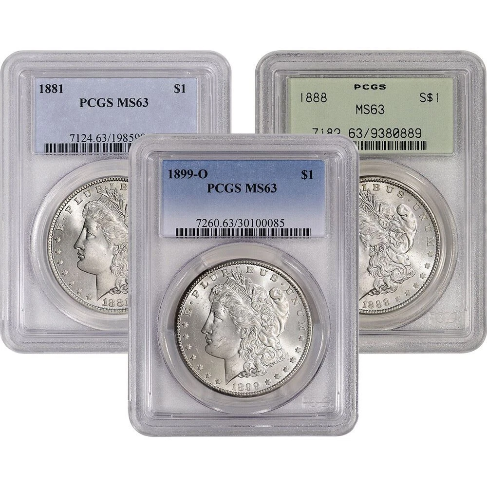 MS 63 Graded 1921 Year Morgan US Dollars (1878-1921) for sale | eBay