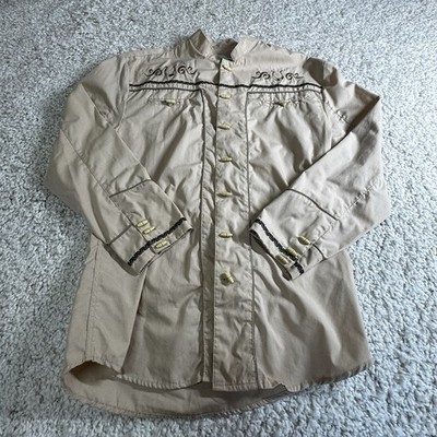VTG Ace Of Diamonds Shirt Youth 18 Western  EMBROIDERED COWBOY