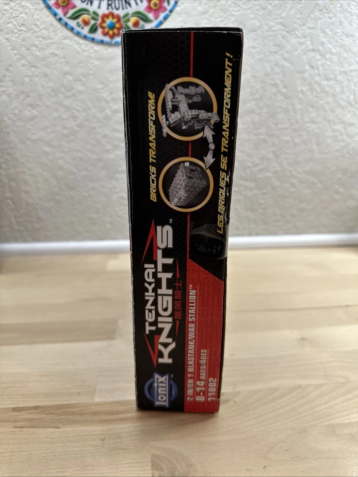 Tenkai Knights Ionix Blastank War Stallion 11002 2-in-1 Building Set NEW Sealed - Image 4 of 4