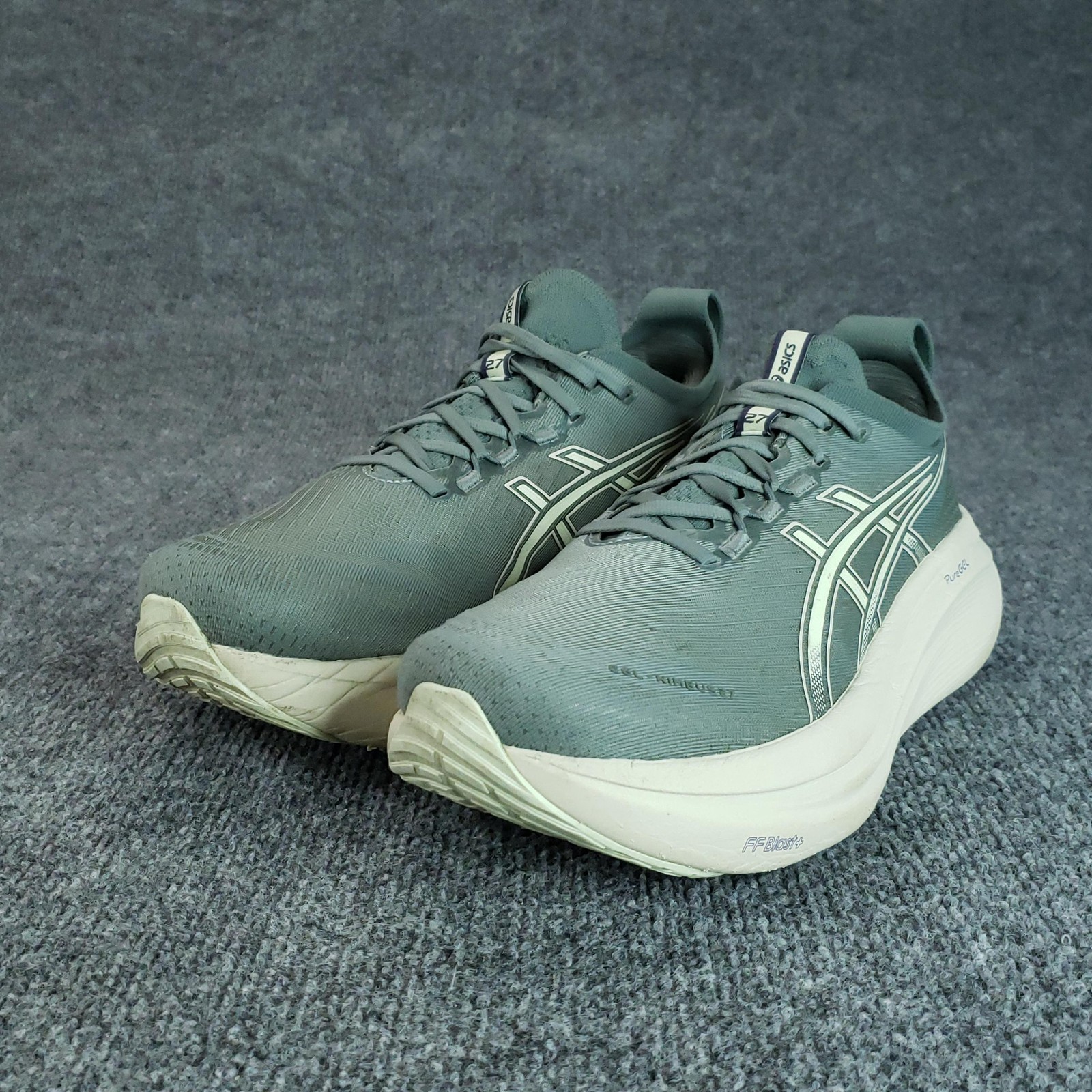 ASICS GEL-Nimbus 27 Shoes Womens Size 10 Green Road Running Sneakers 1012B753 thumbnail 13